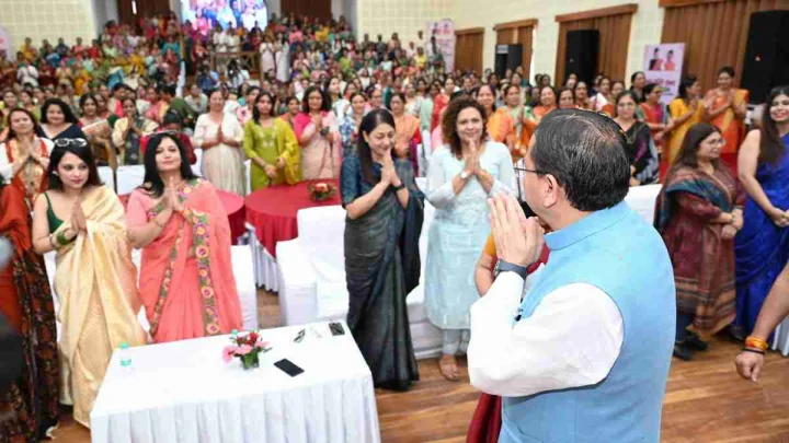 Women’s Empowerment Resonates at Mahila Samvad as Women Spontaneously Sing Songs