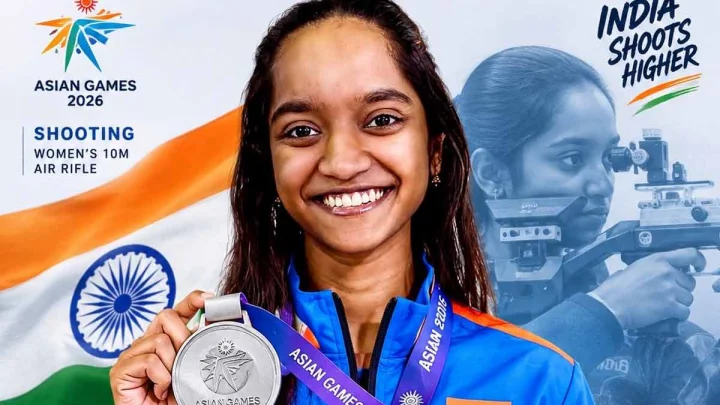 From Team Silver to Individual Glory: Elavenil Valarivan Wins Another Medal at Asian Games Shooting