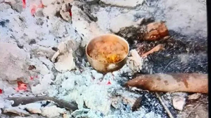 UP SHOCKER! 3 Men Cook Meat Over Burning Funeral Pyre in Shahjahanpur