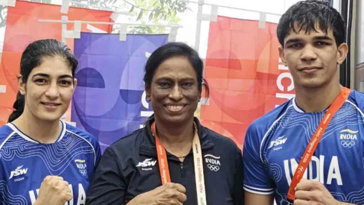 Parveen Hooda, PT Usha and Ankush Panghal