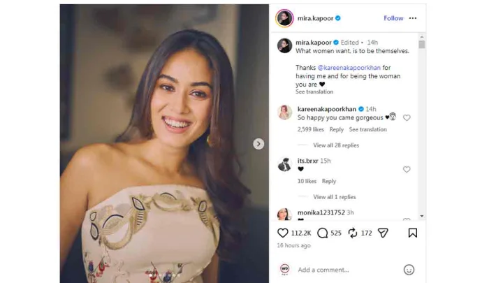 Mira Rajput and Kareena Kapoor
