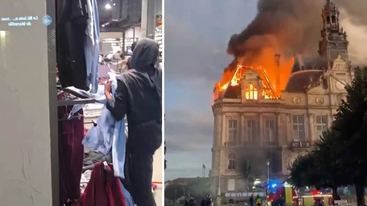 France Protests Turn Violent: Looting, Buildings Torched and Over 1,000 Detained (VIDEO)