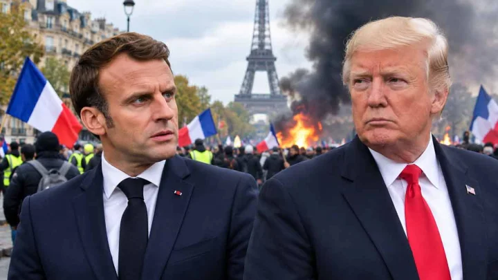 'Unacceptable, Stupid Comments': Macron Slams Trump as France Imposes Curfew in Parts of Paris