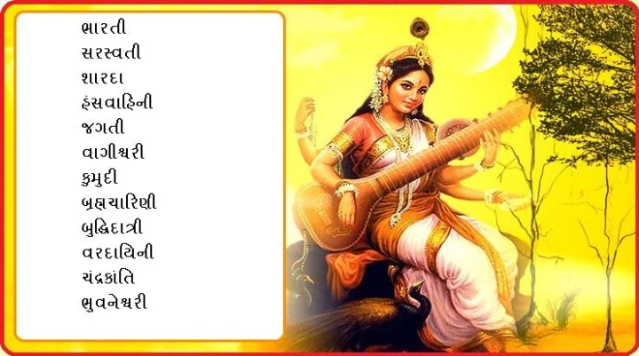 મા સરસ્વતીની આરાધના 