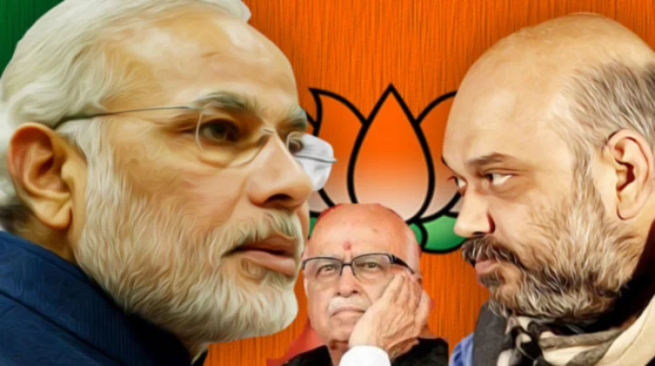 મોદી અમિત શાહ અને અડવાણી