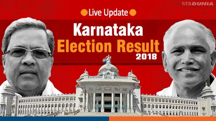 Live election result updates