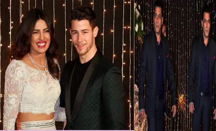 Salman khan attended Priyanka chopra reception party