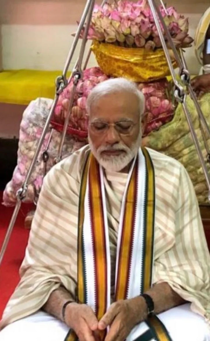 મોદીની કૃષ્ણ ભક્તિ