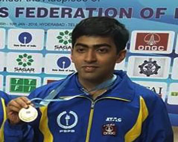 table tennis star Harmeet Desai