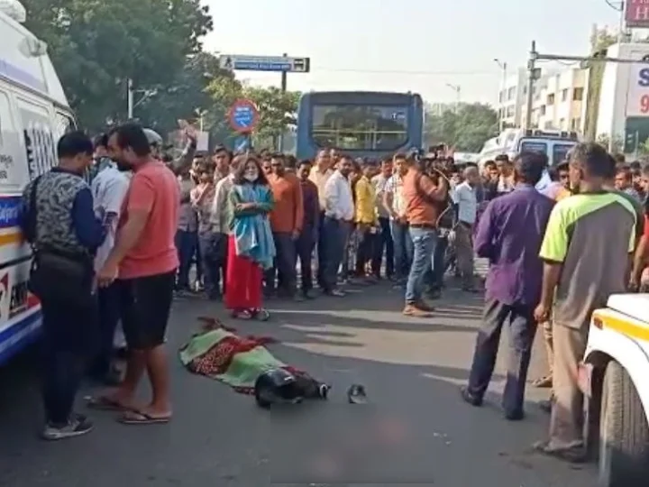 BRTS BUS accident in Ahmadabad