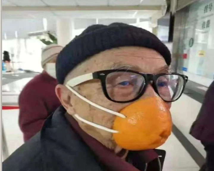 Corona virus mask in china