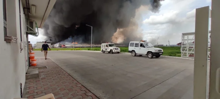 અમદાવાદમાં ભયાનક આગ