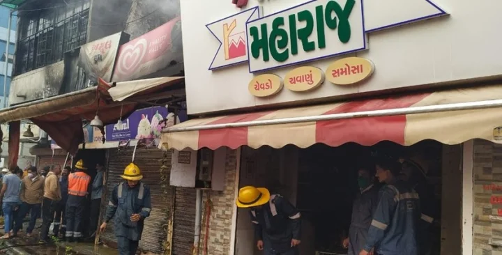 Fire in ahmedabad