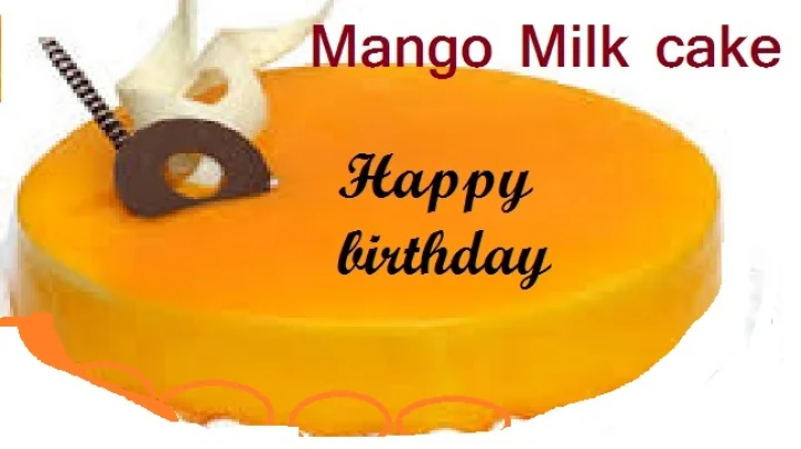 Mango milk cake