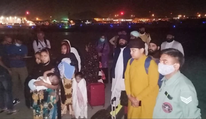 146 Indian evecuees from kabul