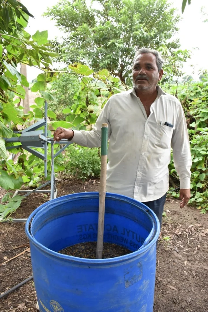 The farmer earns millions a year from natural turmeric cultivation