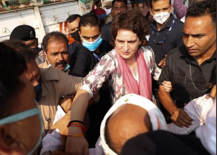 Priyanka Gandhi arrested