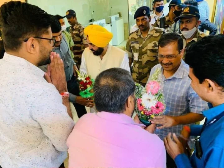 કેજરીવાલ અને ભગવંત માન