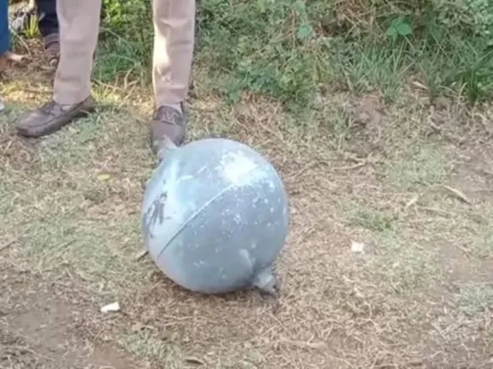 Gujarat Mysterious Thing Shell Fell Sky