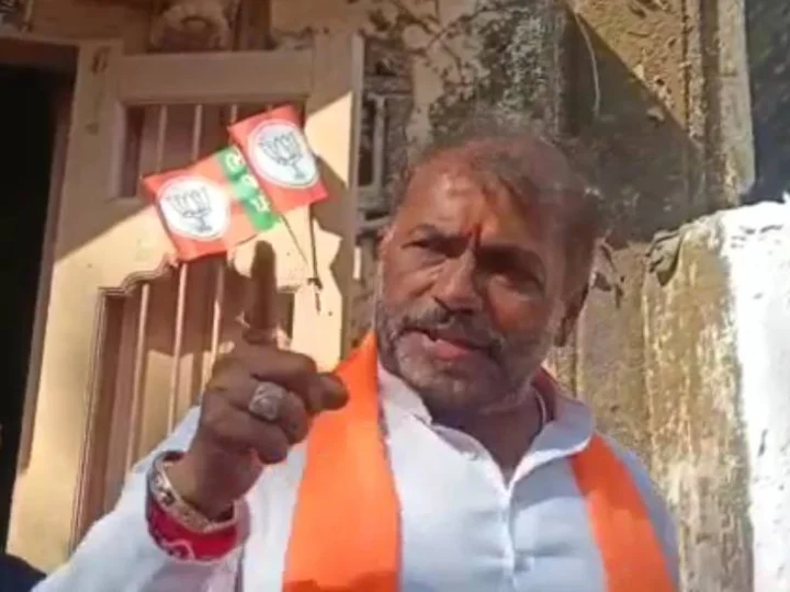 Dabangagiri of BJP candidate