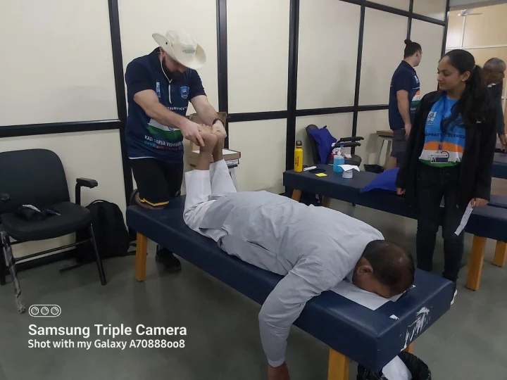 three-day chiropractor camp organized by Gandhinagar