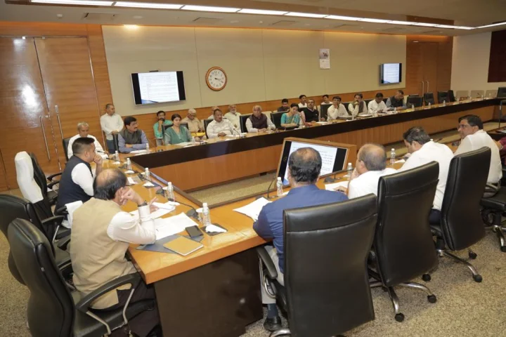 ST. A review meeting gujarat