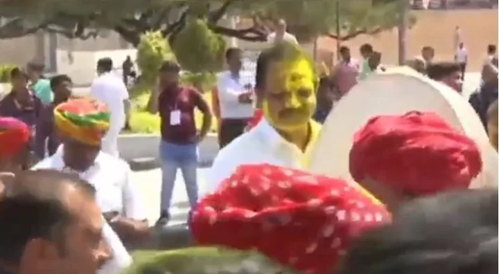 Holi in vidhansabha