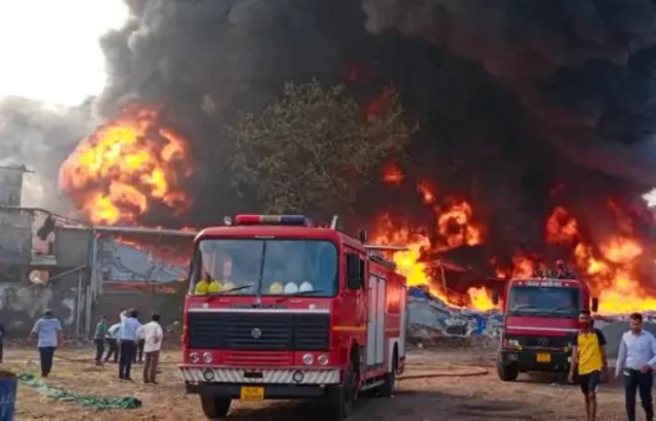 security guard who set the fire at GIDC