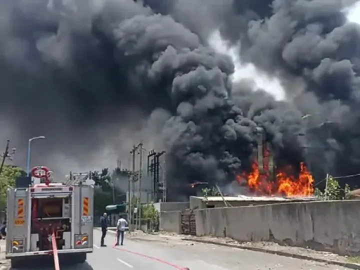 Fire At Niranjan Laboratory In Ankleshwar
