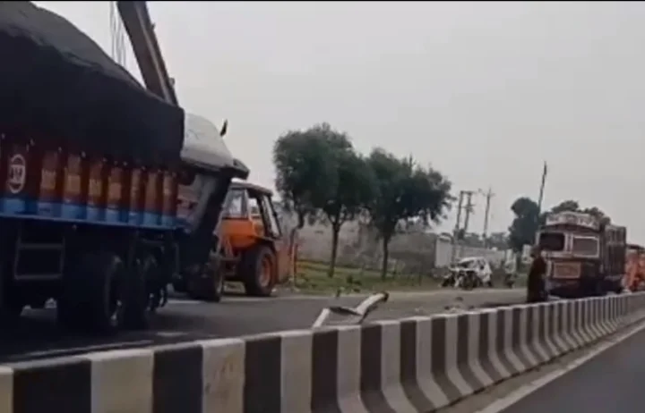 accident near Ranchodpura in Bijapur
