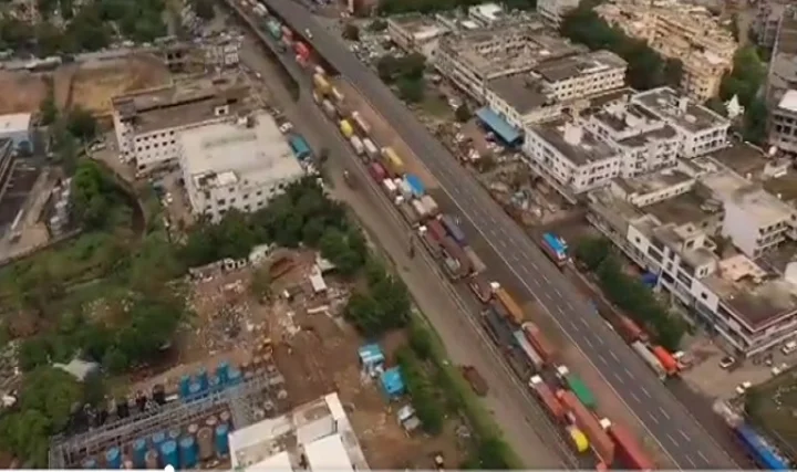 Bharuch National Highway, 18 to 20 km traffic jam