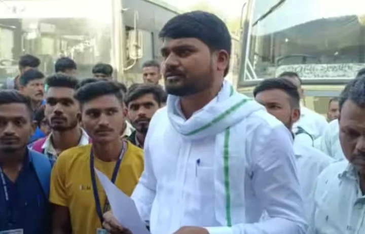 AAP's Chaitar Vasava enters Lok Sabha elections
