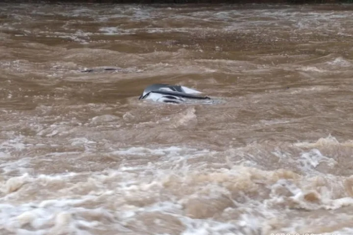car in ganga