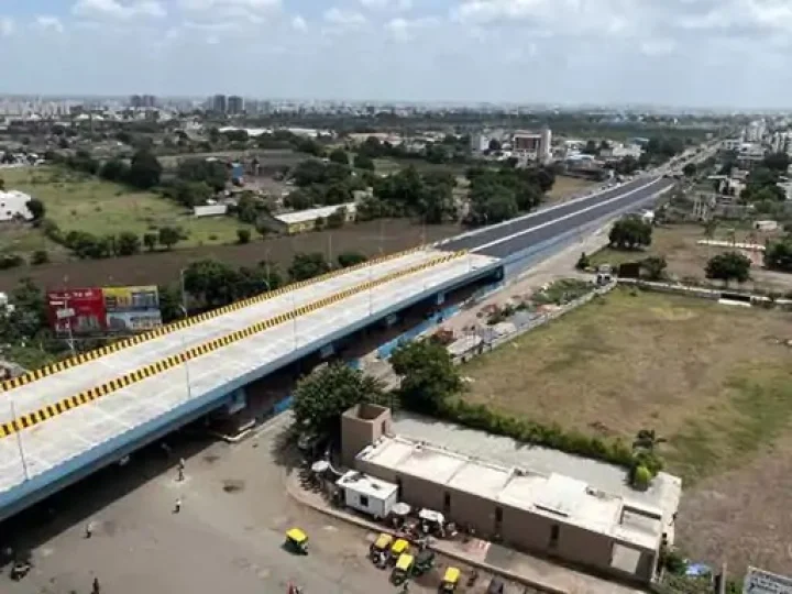 The Chief Minister inaugurated Madhapar Chowkdi Six Lane Overbridge
