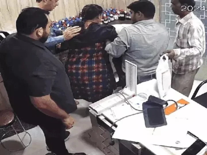 A woman who came to Surat for treatment fell unconscious