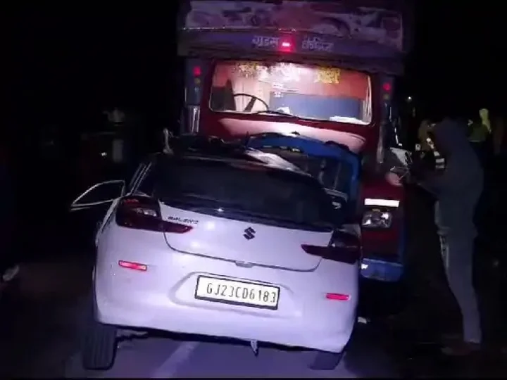 Accident near bus stand of Jharola village of Borsad taluka