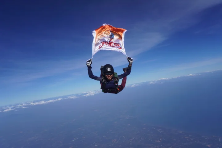 Sky diver from Vadodara