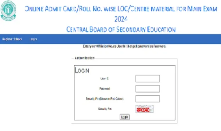 admit card