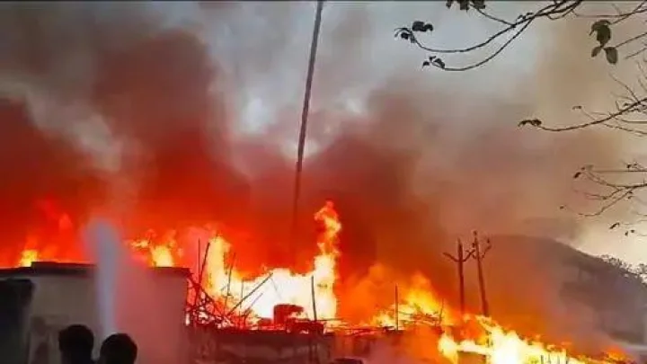 Horrific fire at Jain Packaging Company