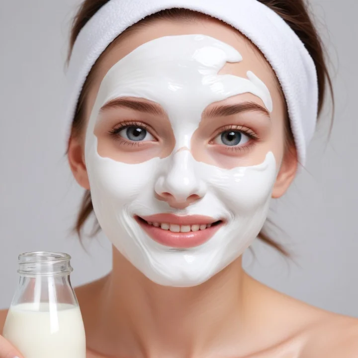 milk face pack