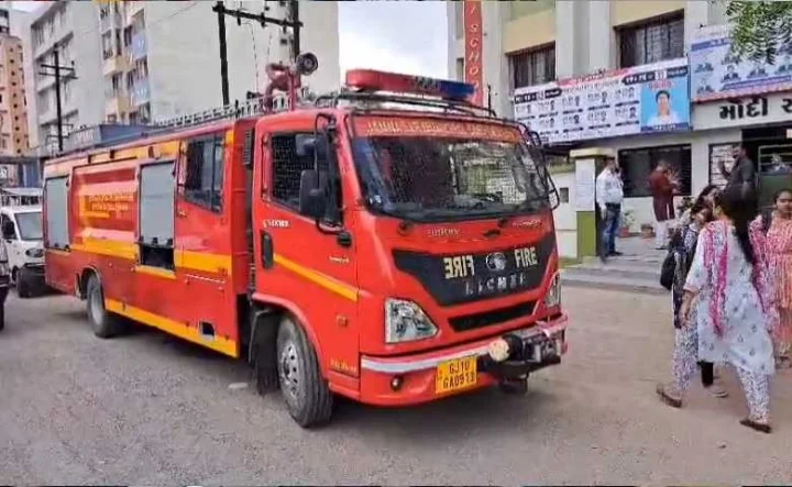 fire in modi school