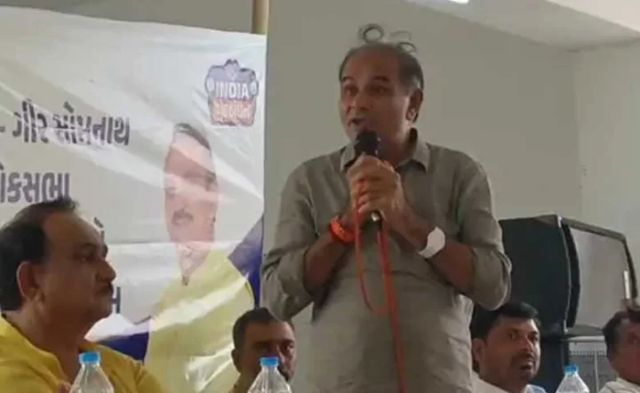Junagadh BJP MP Rajesh Chudasmane Congress's Punjabhai