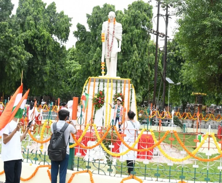 Rajkot painted in patriotic colours