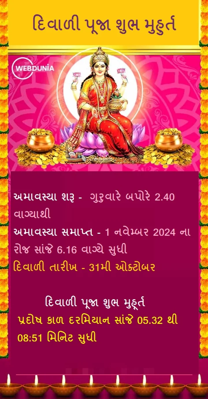 diwali muhurat 2024