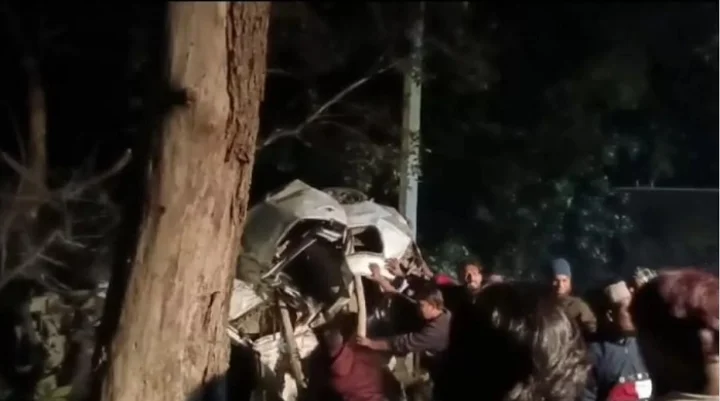Road accident in Pilibhit