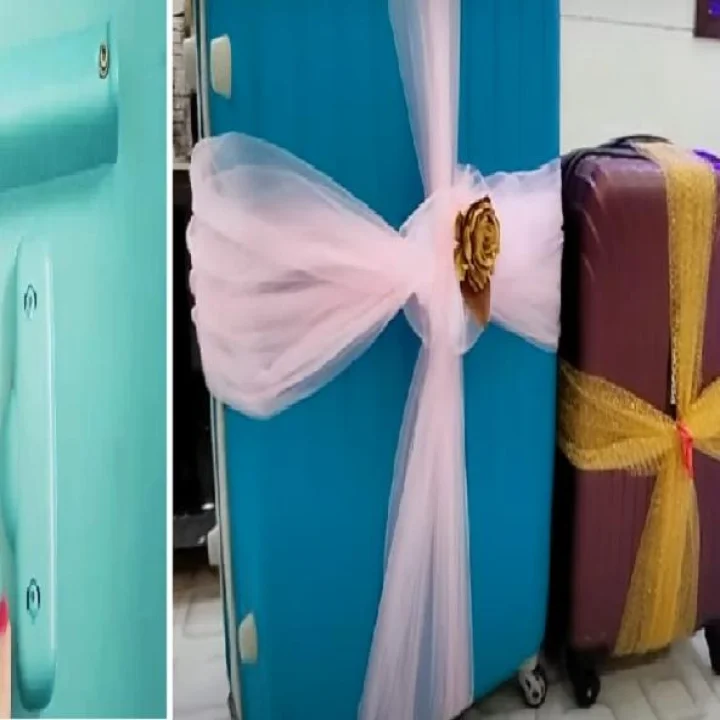 Swastik in bridal suitcase - દુલ્હન સાસરે સૂટકેસમાં તેના કપડાં મૂકતા પહેલા શા માટે સ્વસ્તિક બનાવે છે?