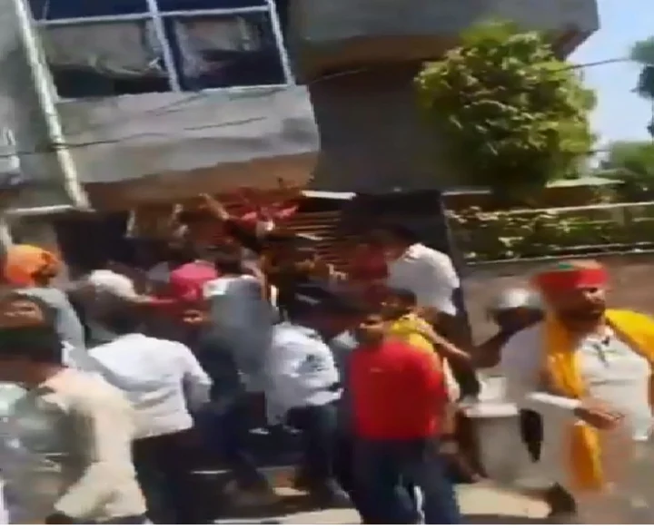 karni sena violence agra