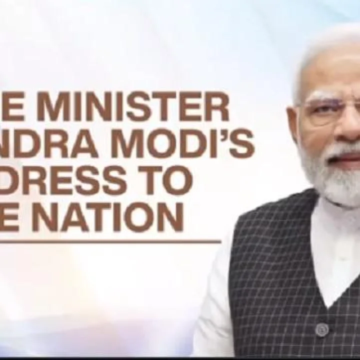 modi Address to nation