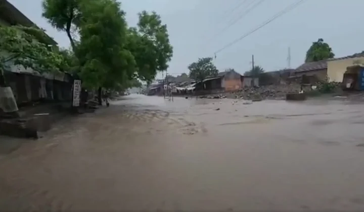heavy rain