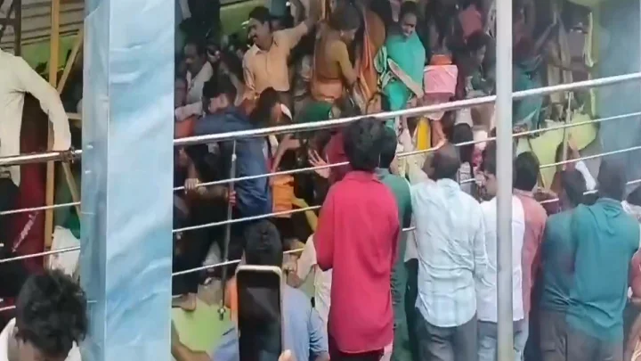 stampede at Kashibugga